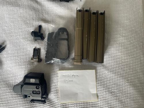 More information about "Ngrs magazines, iron sights, p90 low rail, p90 battery extension"