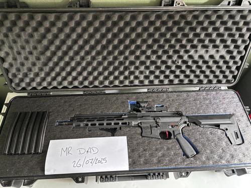 More information about "G&G CMF-16, upgraded, 6 mags and case. (G and G)"