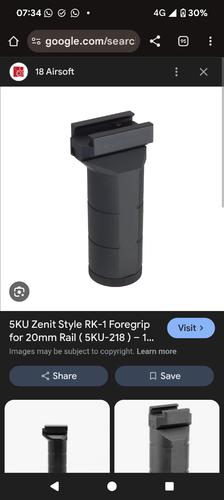 More information about "Zenitco style foregrip (picatinny)"