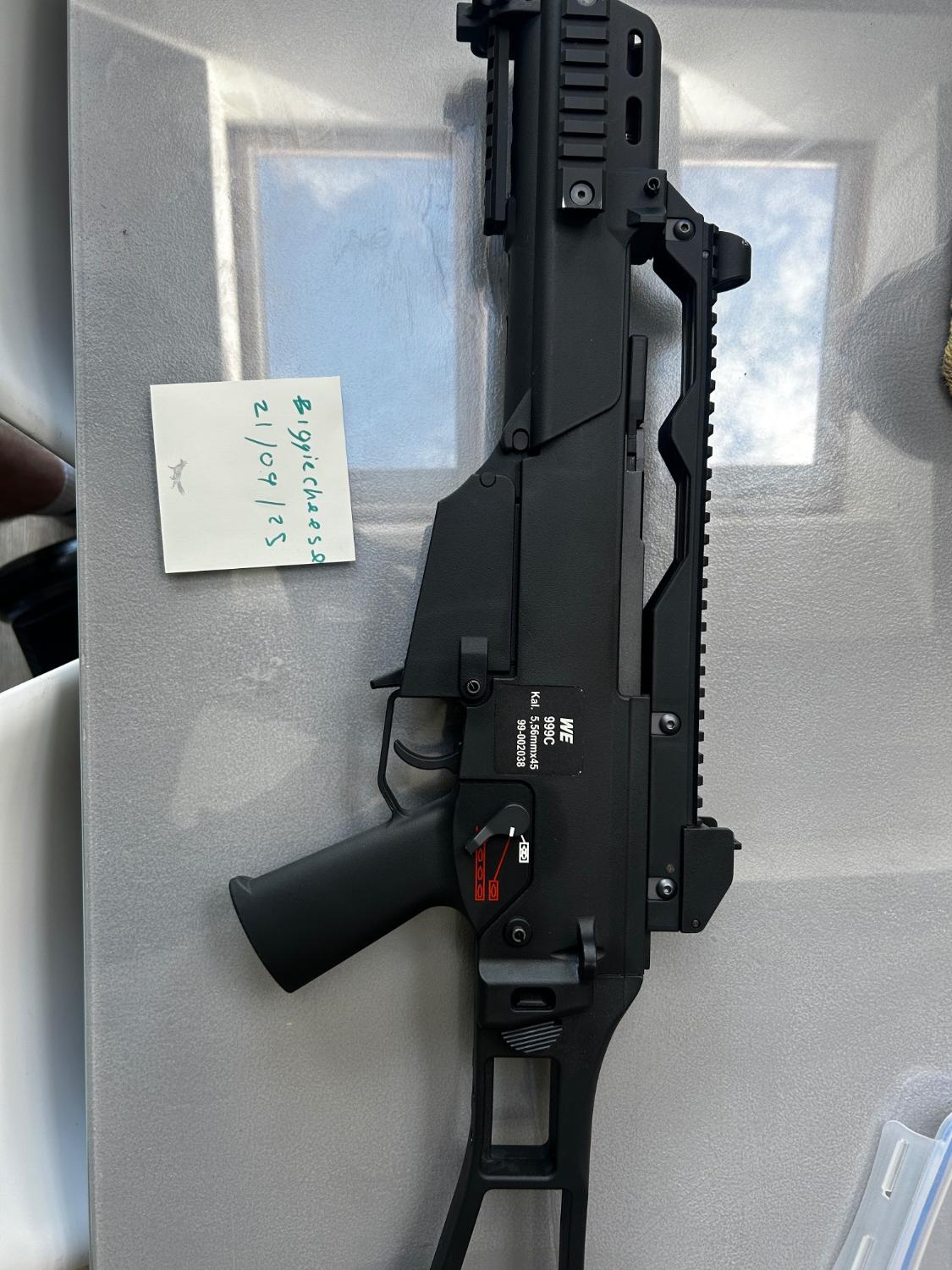 More information about "WE G36C ( yes it comes with a mag )"