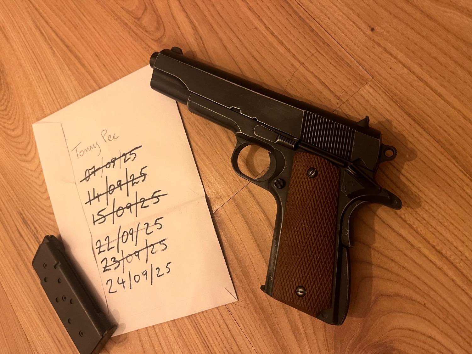 More information about "PRICE DROP! AGM 1911 SPRINGER METAL FAULTY HOLSTER FILLER"