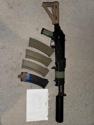 More information about "Specna Arms Ak + QD grizzlies suppressor"