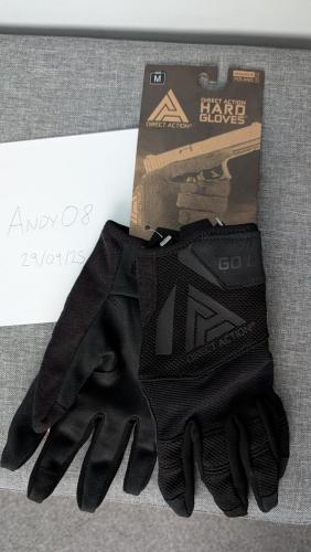 More information about "Direct Action Hard Gloves - Black (Size: Medium)"