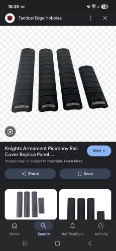 More information about "Knights armmament rail cover"