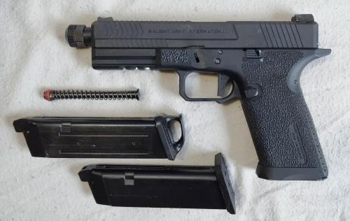 More information about "Steel slide/barrel Sai blu Emg Glock 17"